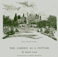 Cover of The garden as a picture — Inside...