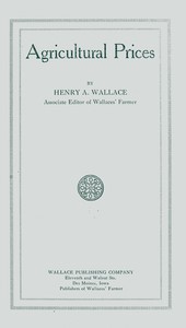 Cover of Agricultural prices — Inside the...