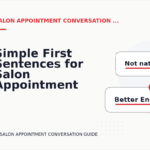 Simple First Sentences for Salon Appointment Conversations