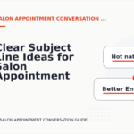Clear Subject Line Ideas for Salon Appointment Conversations