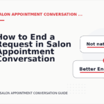 How to End a Request in Salon Appointment Conversation English