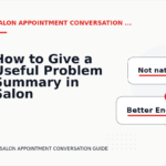 How to Give a Useful Problem Summary in Salon Appointment Conversation English